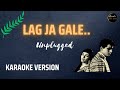 Lag Ja Gale Karaoke Version | Unplugged By Jonita Gandhi