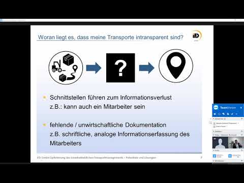 Webinar Transportlogistik
