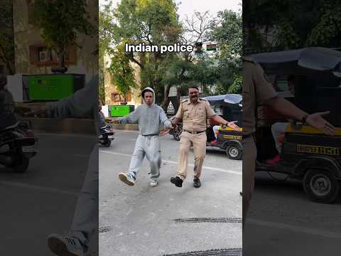 Indian Police Dancing On thumak thumak song | Gulabi Sarara #police #shorts #prank