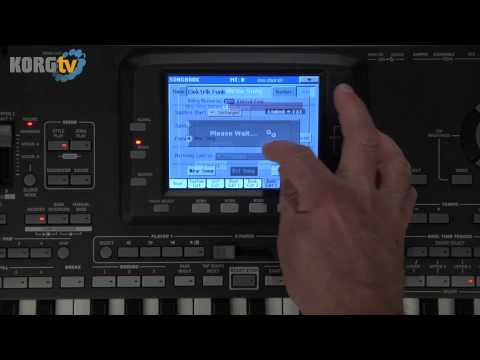 KORG Pa3X Video Anleitung - Teil 6 - SongBook