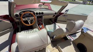1979 Mercedes Benz 280SL Interior Walk Around