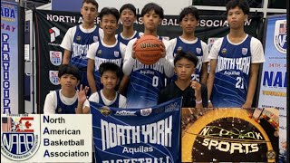 NORTH YORK AQUILAS @ NABA ( NORTH AMERICAN BASKETBALL ASSOCIATION) #northyork #naba #basketball