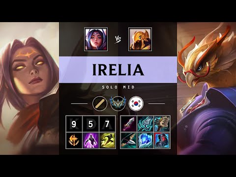 Irelia Mid vs Azir - KR Challenger Patch 25.18