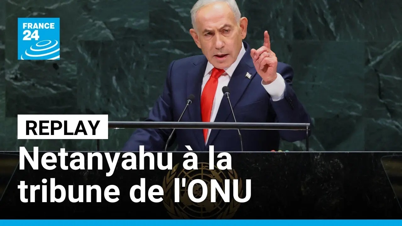 Illustration: Netanyahu à l'ONU : accusations de génocide et défense d'Israël
