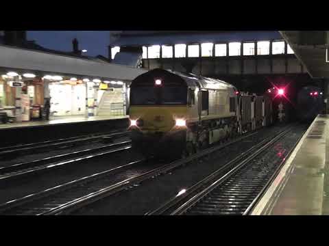(HD) Railfreight in Kent early April 2012.