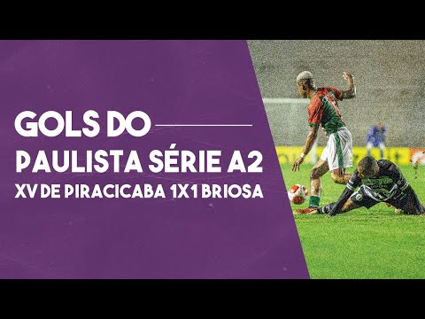 XV DE PIRACICABA 1X1 PORTUGUESA SANTISTA: GOLS DO JOGO DE VOLTA DAS QUARTAS DO PAULISTÃO SÉRIE A2