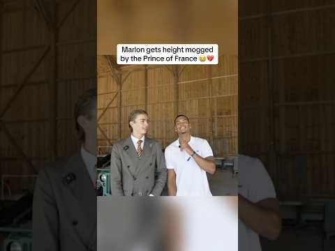 Marlon and The Prince compare height’s😭 #marlon #mar3lg #twitchclips #shorts