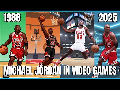 The Evolution of Michael Jordan in Video Games [1988 - 2025]