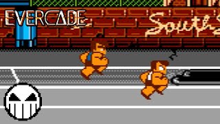 Crash 'n' The Boys: Street Challenge (Evercade - Technos Collection 1) Gameplay