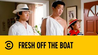 Eddie, Evan &amp; Emery Get Dressed Up For The Piazza | Fresh Off The Boat