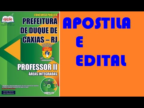 Apostila Professor II Áreas Integradas Concurso Prefeitura Duque de Caxias 2015
