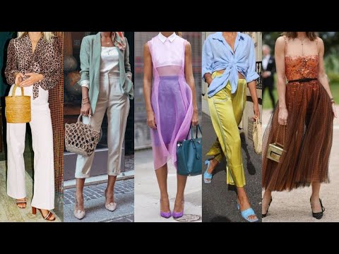 Moda primavera verano 2024- 2024 /LOOKS y OUTFTIS con TENDENCIAS DE MODA PRIMAVERA VERANO 2204- 2205