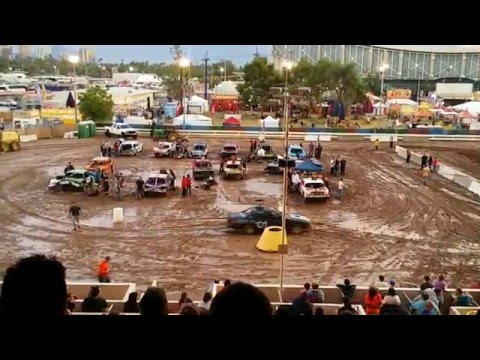 Arizona State Fair 2015 - Demolition Derby - FULL EVENT VIDEO (Phoenix, Arizona)