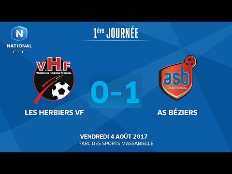 J1 : Vendée Les Herbiers F.  - AS Béziers (0-1), le replay