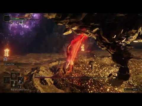 [Elden Ring] Fallingstar Beast boss fight @ Sellia Crystal Tunnel