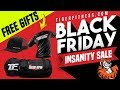 BIGGEST BLACK FRIDAY SALE EVER AT TIGERFITNESS! 25% Off, Free Outright Bars, Free Gym Bag and More!