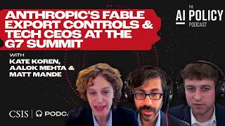 White House Imposes Export Controls on Anthropic's Fable & Tech CEOs Join G7 Summit