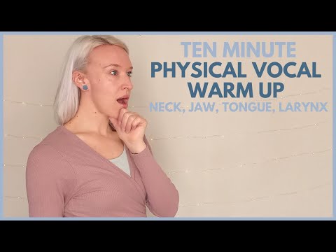Physical Vocal Warmup: Stretch & Release the Neck, Jaw, Tongue & Larynx 🗣