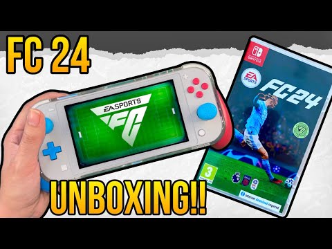 EA FC 24 UNBOXING NINTENDO SWITCH LITE GAMEPLAY