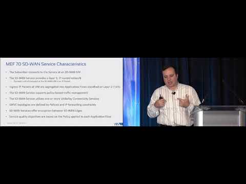 MEF 3.0 Workshop - MEF 3.0 SD WAN Services
