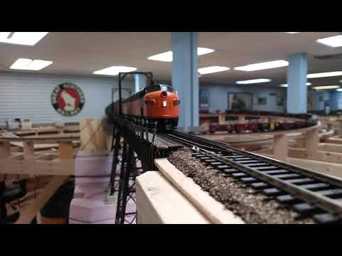 Milwaukee Road Action at the WMRHA'S Last Chance Layout - Eagle's Nest Trestle