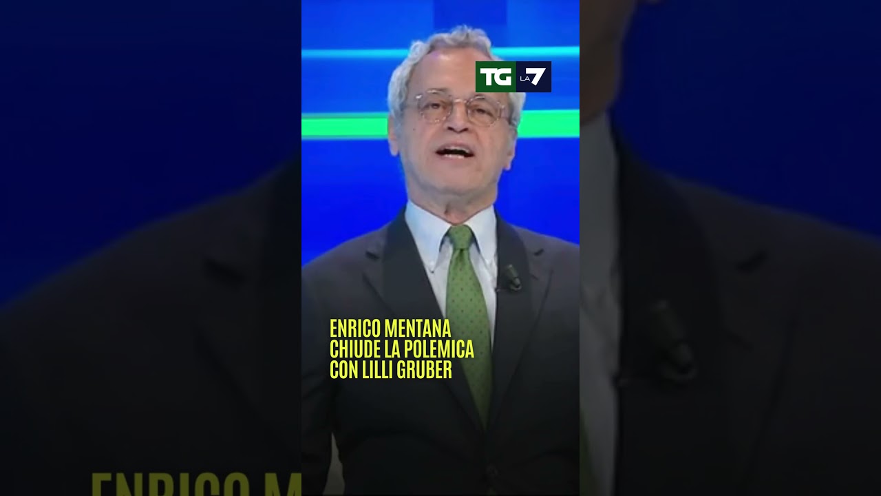 Enrico Mentana chiude la polemica con Lilli Gruber