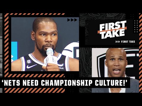 The Nets want to BUILD championship culture! - Richard Jefferson | First Take