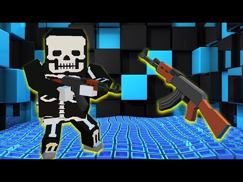 Pixel Grand Battle 3D - AK-47 Review Gun Fan Video