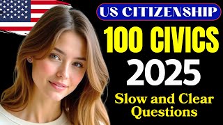 2025 random 100 civics questions and answers - U.S. citizenship test 2025 I N400 Interview #n400