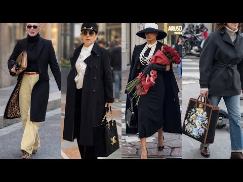 FEBRUARY LUXURY SHOPPING INSPIRATION 🇮🇹 T 13°C MILAN FASHION | CHIC STREET STYLE BY ITALIAN ELEGANCE