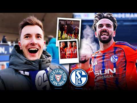 KIEL vs SCHALKE Stadion Vlog 🔥 Trendwende & Spitzenreiter! Auswärtssieg in Kieler Kälte!