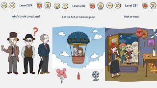 Brain Out 2 - Level 229, 230, 231 Gameplay Solution