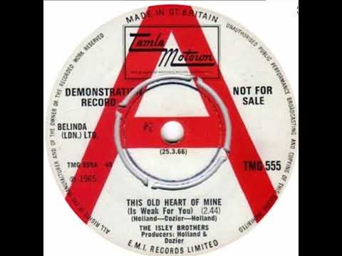 Isley Brothers -This Old Heart Of Mine - UK Tamla Motown Records Demo Released 25.03.66