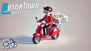 Motor Town Behind the Wheel 🛵 -  How to be a Pizza Delivery Boy 🍕
