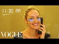 How Top Model Candice Swanepoel Gets Runway Ready Diary Of A Model Vogue