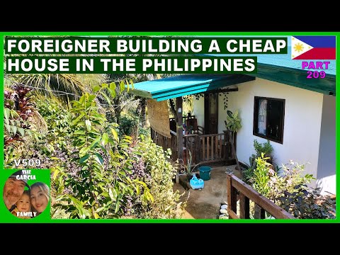 V509 - FOREIGNER BUILDING A CHEAP HOUSE IN THE PHILIPPINES  - THE GARCIA FAMIL