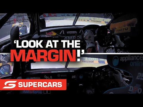 ONBOARD: Mostert and SVG's photo finish drag race - BP Ultimate Sydney SuperSprint | Supercars 2021