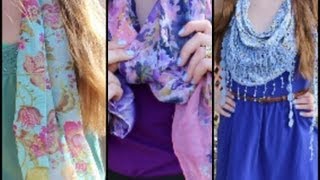 Styling Spring Scarves! A collab(: