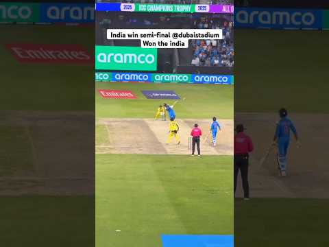 India win semi-final  icc championstrophy2025 india australia semi final #iccchampionstrophy2025