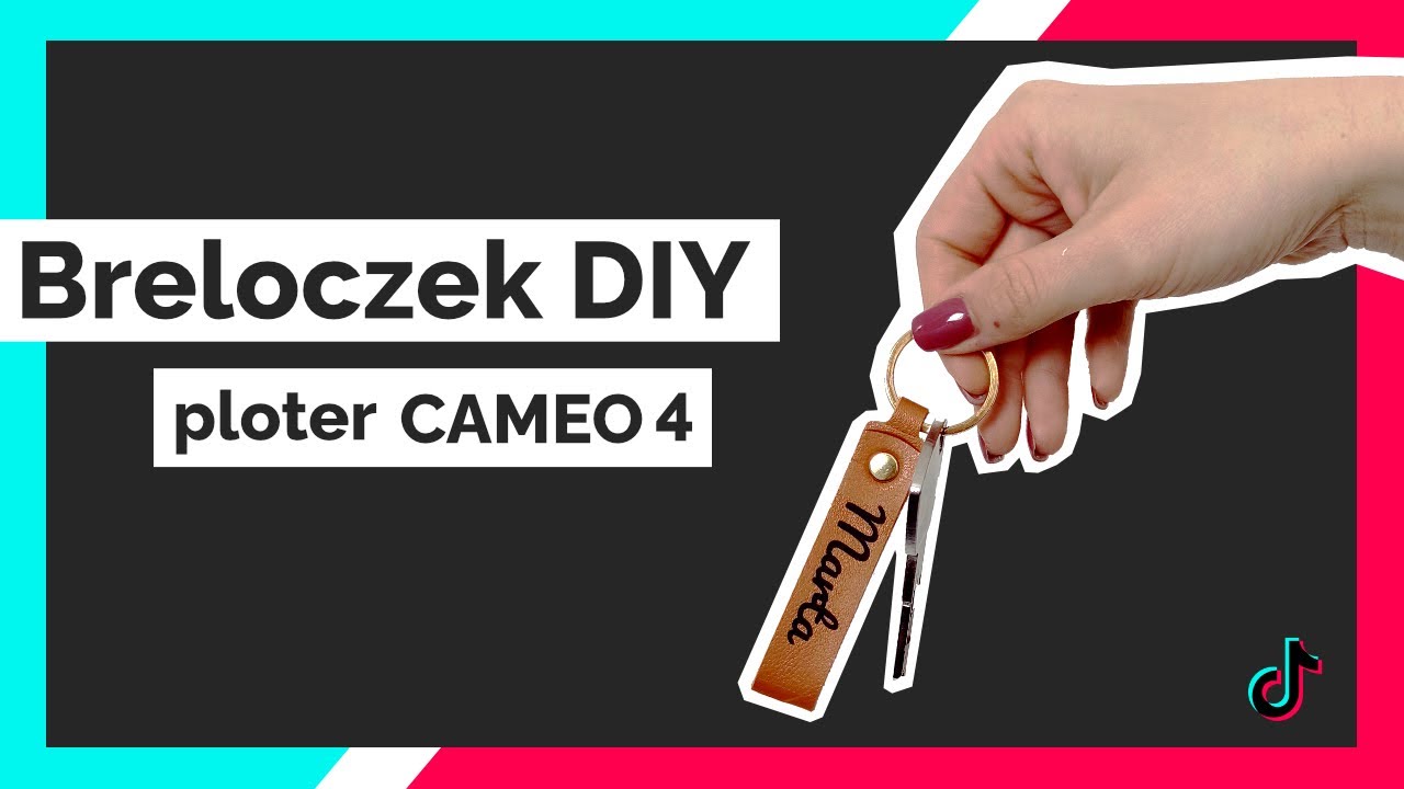 Breloczek DIY z ploterem Silhouette