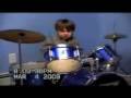 3 Year Old Drummer Plays Again