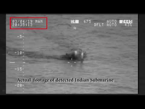 Pakistan Navy Releases Video of Indian Navy Attack Submarine Lurking Off Pakistani Coast