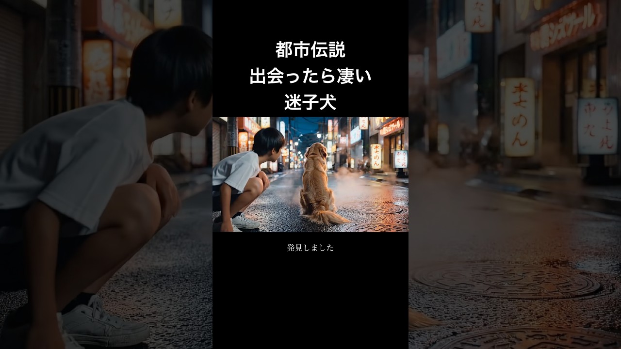 【都市伝説】出会ったら凄い迷子犬#都市伝説 #コメディ #ai動画