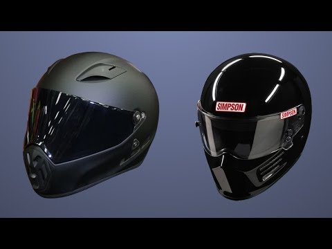 Simpson Bandit Outlaw Helmet Look-alike LS2 MX419 Ohm - Biltwell Lane Splitter