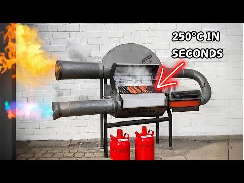 We Turned an Old Gas Grill into a Pulse Jet Grill – And It Roars!