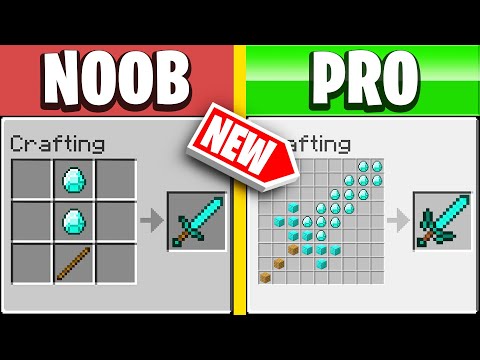 Jelly - CRAFTING NOOB vs. PRO ITEMS In MINECRAFT! (Challenge)