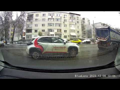 Simulare examen auto, plecare parcare capăt Dacia