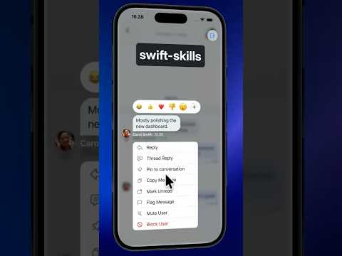 Swift Agent Skills: Build a Functional iOS Chat Messaging App #ios #swift #swiftui #xcode thumbnail