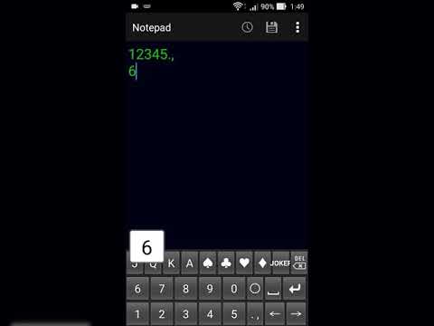 Card Games keyboard
