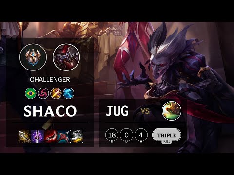 Shaco Jungle vs Rammus - BR Challenger Patch 10.19